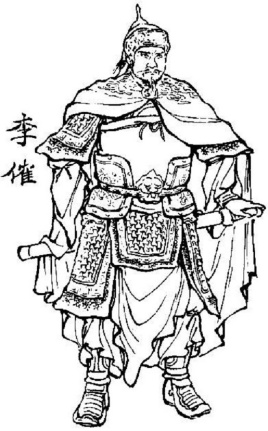 东汉末年董卓部将李傕简介：官至大司马、车骑将军