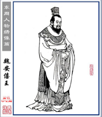 魏安釐王：魏国第6任君主，与信陵君同年病逝