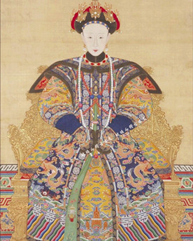 孝淑睿皇后，嘉庆帝的原配妻子，儿子顺利继位成为大清皇帝