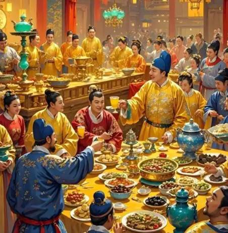 古代皇帝御膳“吃不完”的背后:奢华与循环的宫廷智慧