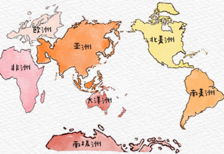 七大洲名称溯源:地理命名背后的文明密码