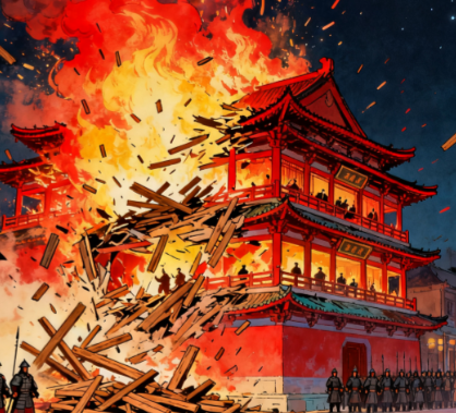 庆功楼烈焰：一场被虚构的帝王暴行