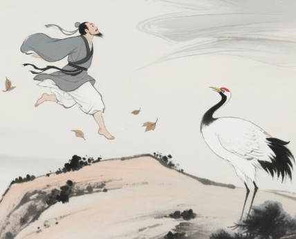 列子御风飞行:神话、哲理与现实的交织