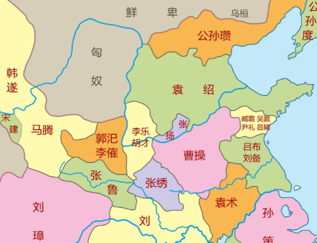 东汉末年割据势力全景:乱世烽烟中的群雄逐鹿