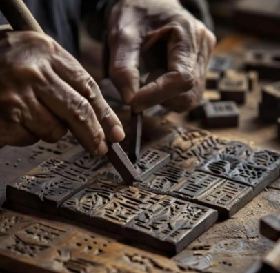 千年刻痕：解码雕版印刷术的精密工序