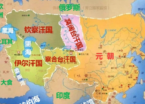 铁蹄下的裂变：蒙古四大汗国分治与帝国分裂的核心密码
